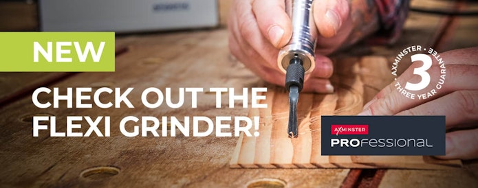 Check out the new Axminster Professional Flexi Grinder