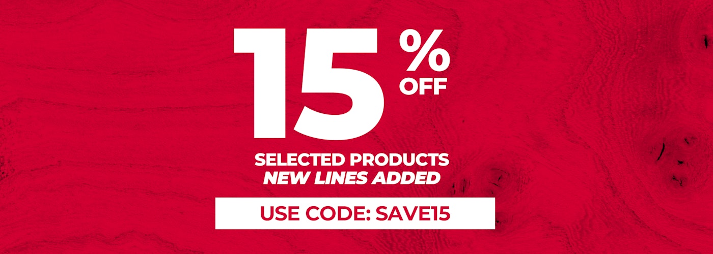 15% OFF - New lines added! Use code: SAVE15