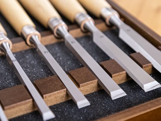Rider 6 Piece Bevel Edge Chisel Set Hornbeam Handle